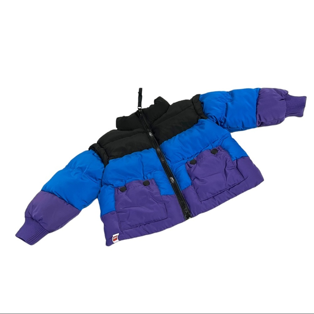 🌟SALE🌟 Lego X Target Toddler Puffer Jacket Adaptive Design Color Block Blue
